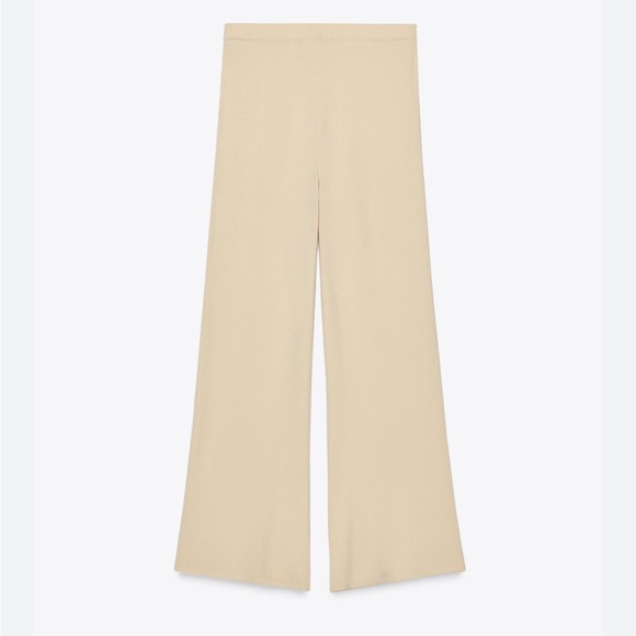 Zara Pull-on  Crochet Open Knit Wide-Leg Flare Boho pants - Picture 1 of 6